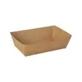 Snacktrays aus Pappe "pure" 10 x 15 cm braun - Bild 1 thumbnail