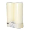 Stumpenkerzen elfenbein "Ivory" Ø 80 mm · 220 mm mit Flachkopf - Bild 2 thumbnail