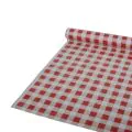 Tischdecke aus Folie, rot 50 m x 80 cm "Karo" - Bild 1 thumbnail