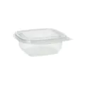 Verpackungsbecher mit Klappdeckeln, PP rechteckig 250 ml transparent - Bild 3 thumbnail