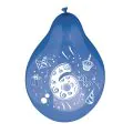 Zahlenluftballons Ø 25 cm farbig sortiert "6" - Bild 2 thumbnail