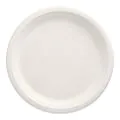 Zuckerrohr Teller, "pure" ungeteilt Ø 26 cm weiss - Bild 1 thumbnail