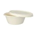 Zuckerrohrschalen To Go   "pure" 750 ml Ø 16,4 cm · 6 cm weiss - Bild 3 thumbnail